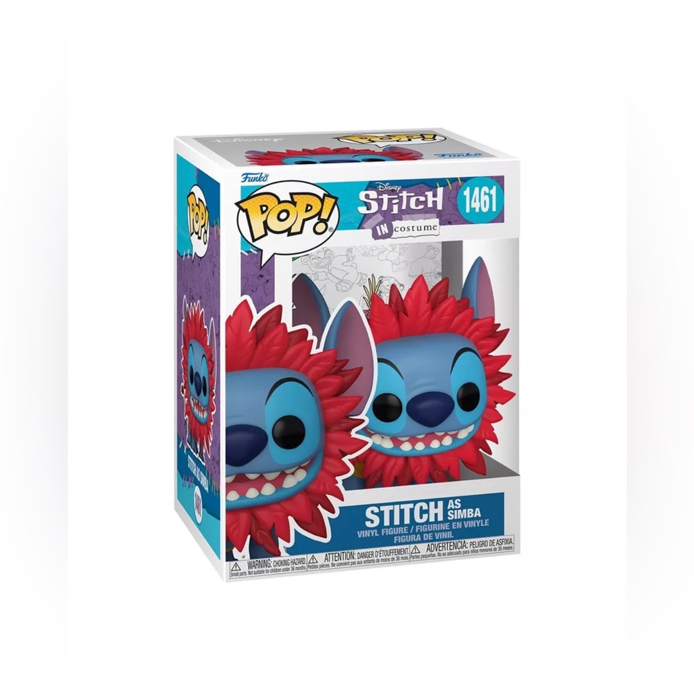 Stitch As Simba POP Vinyl Figure #1461 Funko Disney The Lion King New